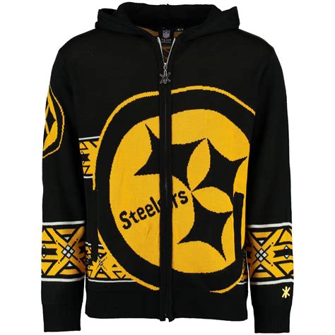 steelers hoodie black